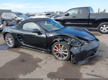  Salvage Porsche 718 Boxster