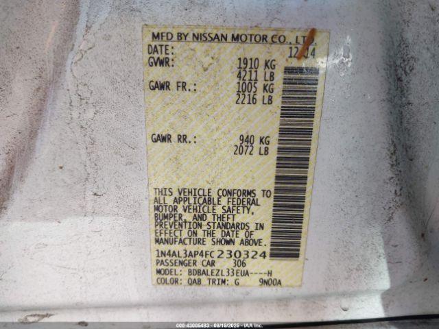 Nissan Altima 2.5 S Image 10