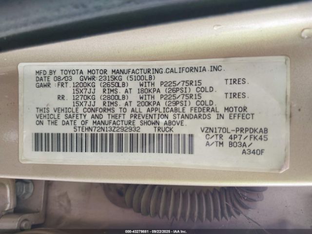 Toyota Tacoma Base V6 Image 7