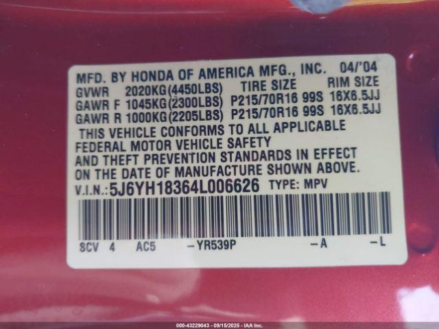 Honda Element Lx Image 10