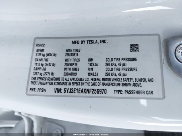 Tesla Model 3 Rear-wheel Drive Image 15