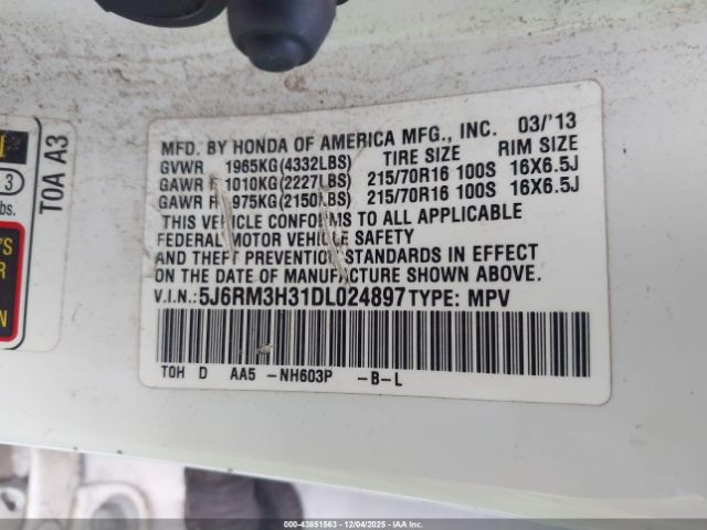 Honda CR-V Lx Image 6