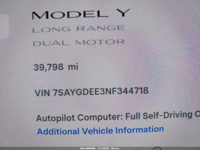 Tesla Model Y Long Range Dual Motor All-wheel Drive Image 5