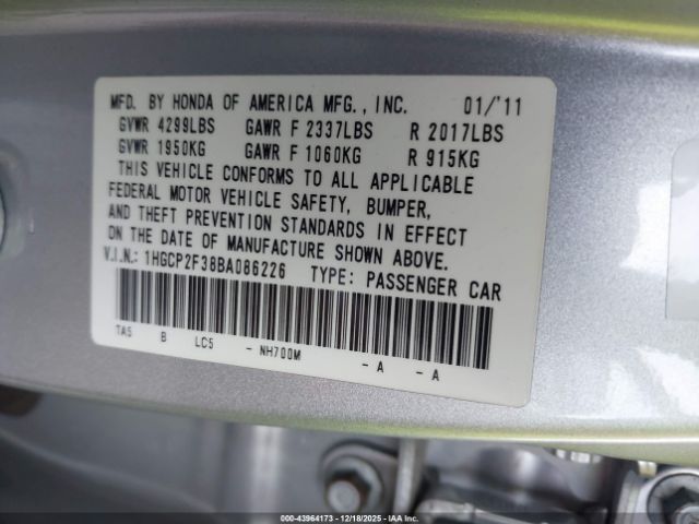 Honda Accord 2.4 Lx Image 6