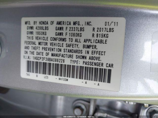 Honda Accord 2.4 Lx Image 6