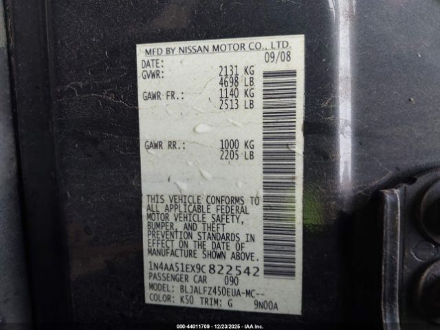 Nissan Maxima 3.5 Sv Image 7