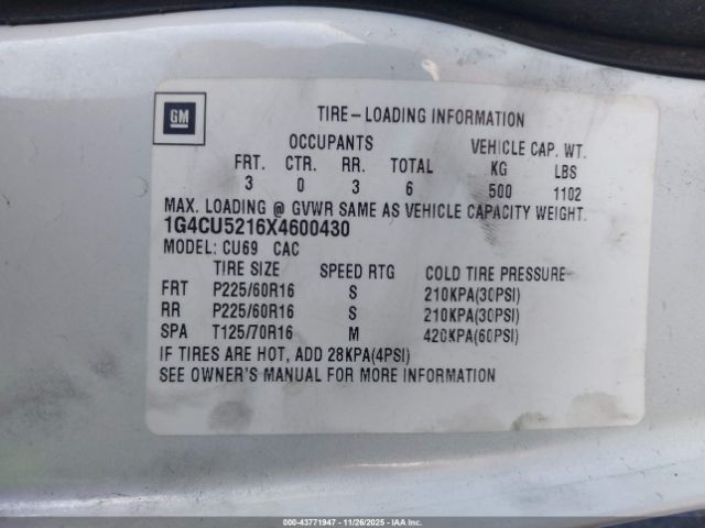 Buick Park Avenue Ultra Cmi Image 7