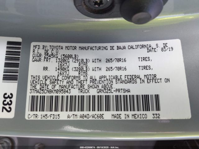 Toyota Tacoma Trd Off Road Image 2