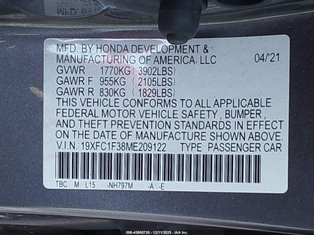 Honda Civic Ex Image 6