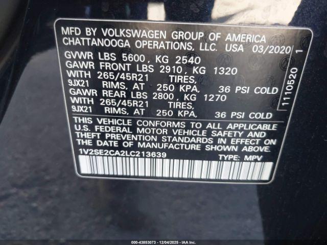 Volkswagen Atlas 3.6l V6 Sel R-line Image 12