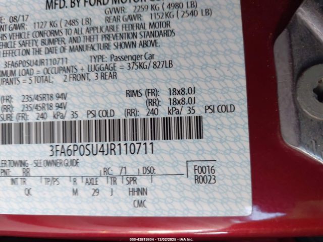 Ford Fusion Platinum Image 3