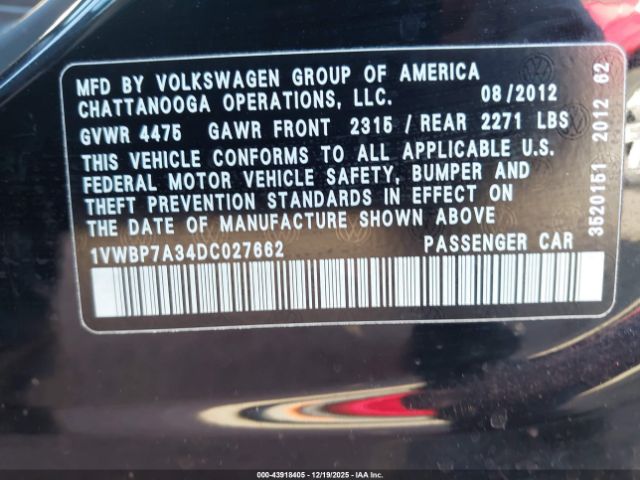 Volkswagen Passat 2.5l Se Image 14