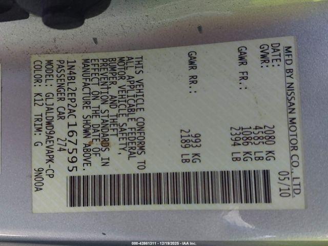 Nissan Altima 3.5 Sr Image 11