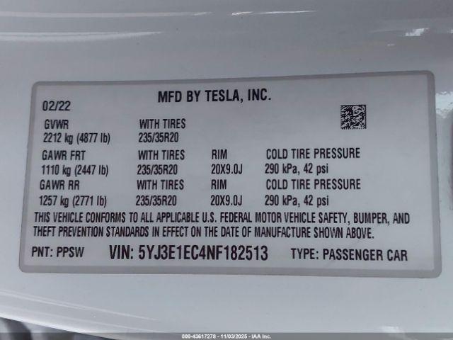 Tesla Model 3 Performance Dual Motor All-wheel Drive Image 14