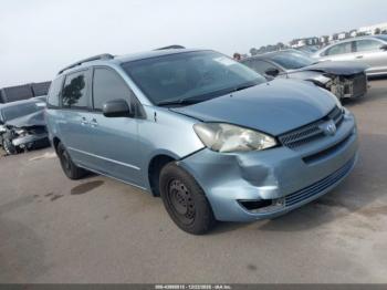  Salvage Toyota Sienna
