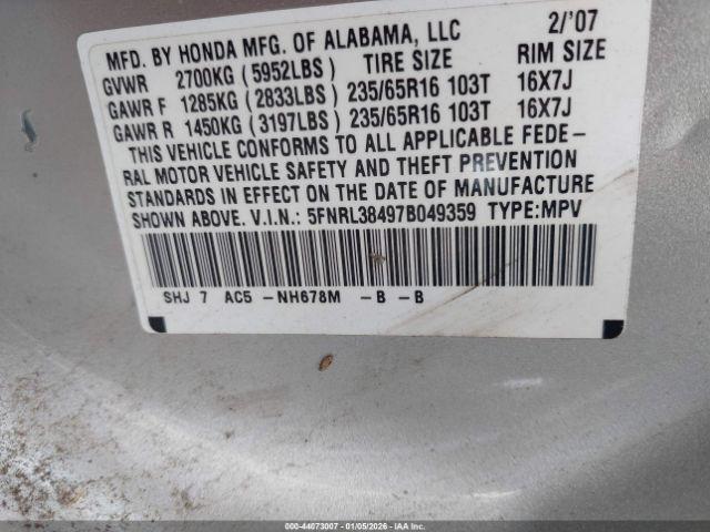 Honda Odyssey Ex Image 9