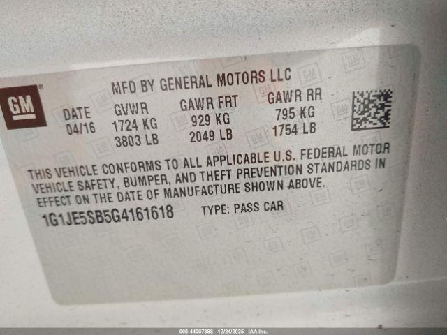 Chevrolet Sonic Ltz Auto Image 10