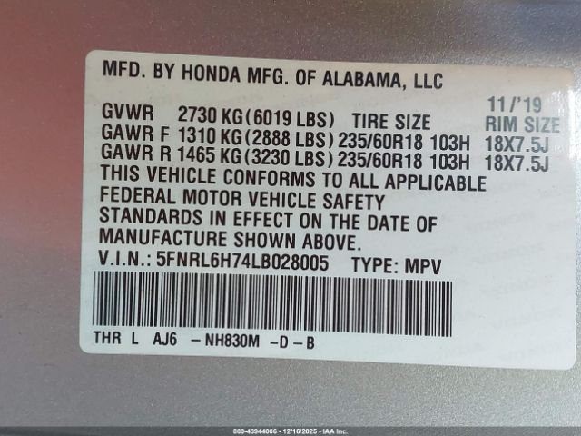 Honda Odyssey Image 7
