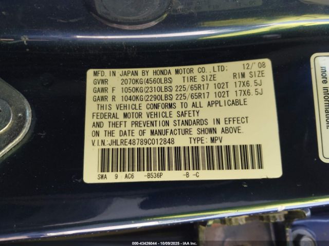 Honda CR-V Ex-l Image 9