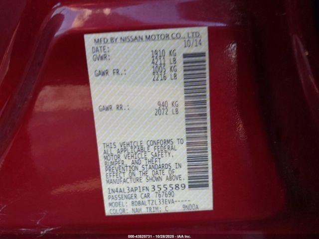 Nissan Altima 2.5 Sl Image 5